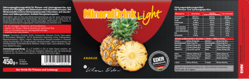 Mineraldrink light - ananas