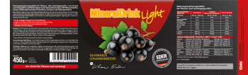 Mineraldrink light - black currant