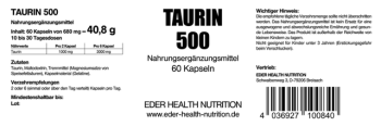 Taurin 500