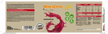 Mineraldrink light - sour cherry