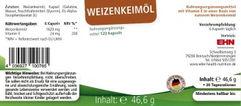 Wheat germ oil